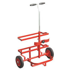 Oxygen & acetylene porta pack bottle trolly